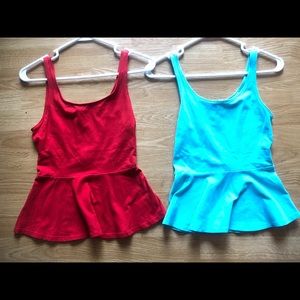 2 for 1 Express peplum tops